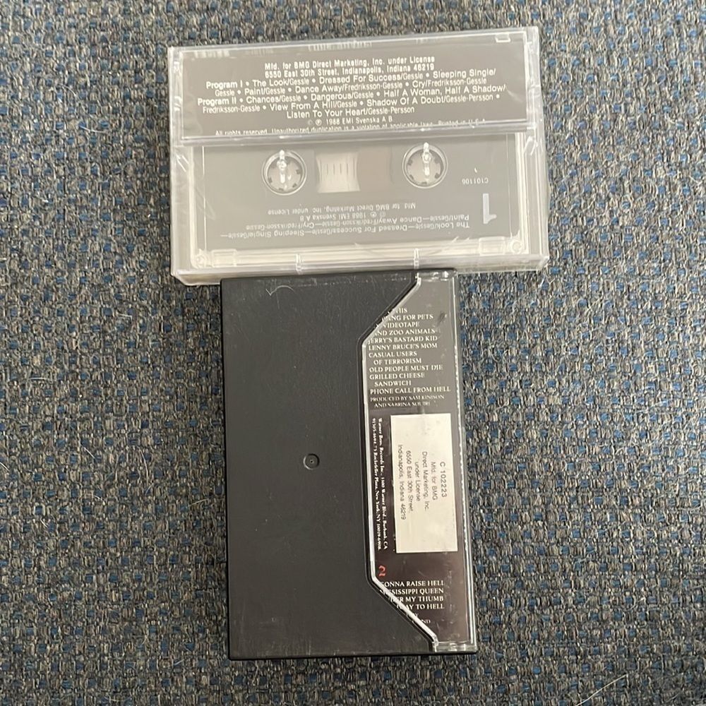 Sam Kinison & Roxette cassette tapes - Picture 2 of 3